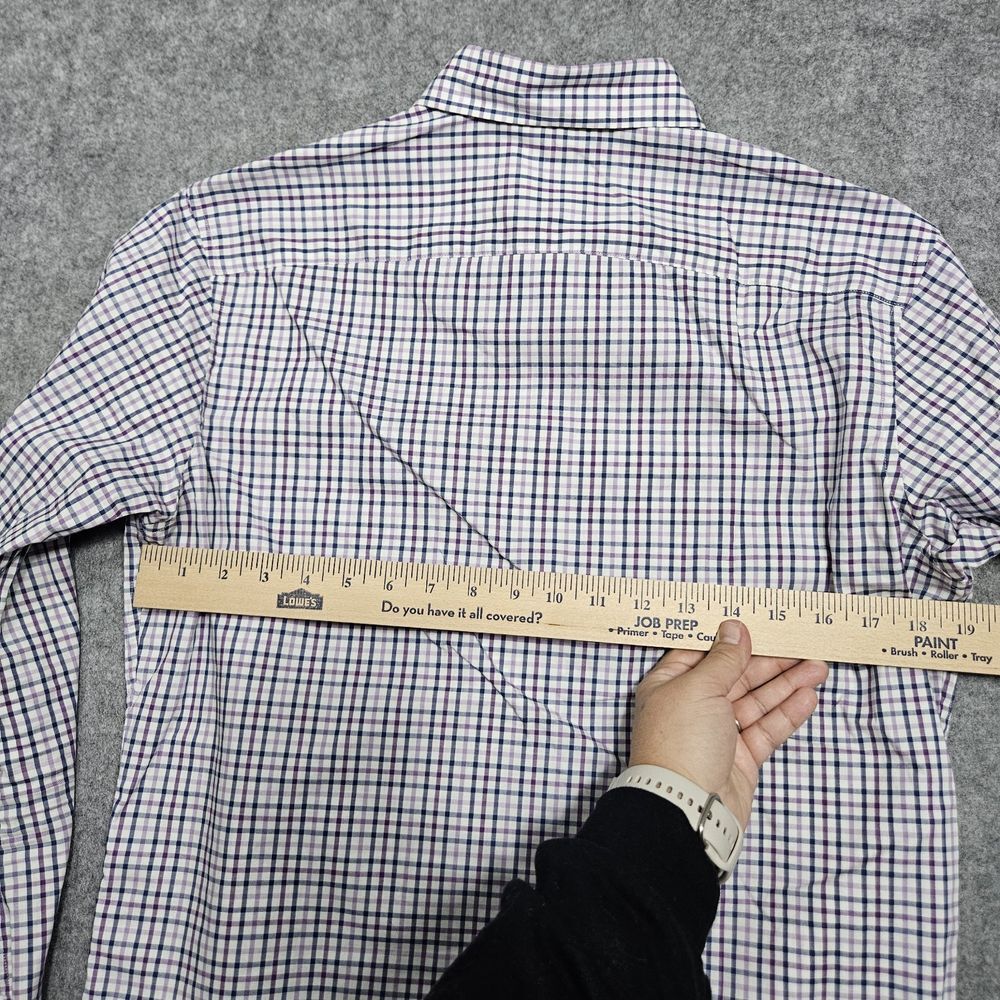 Todd Shelton Shirt Mens Purple Button Up Preppy Casual‎ *see Pics For Size - Picture 7 of 8